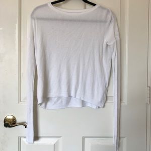 Brandy Melville White Knit Sweater